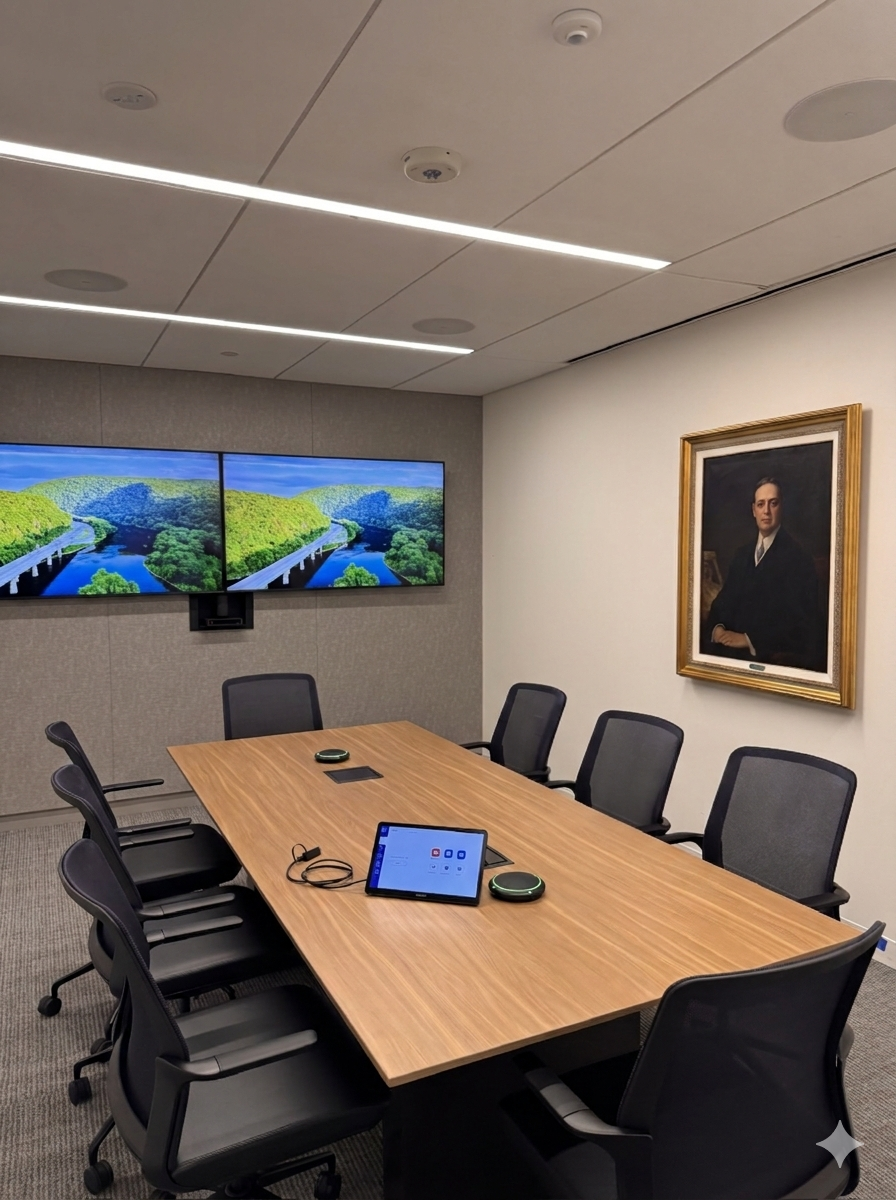 Law firm multi-room AV deployment with Teams
